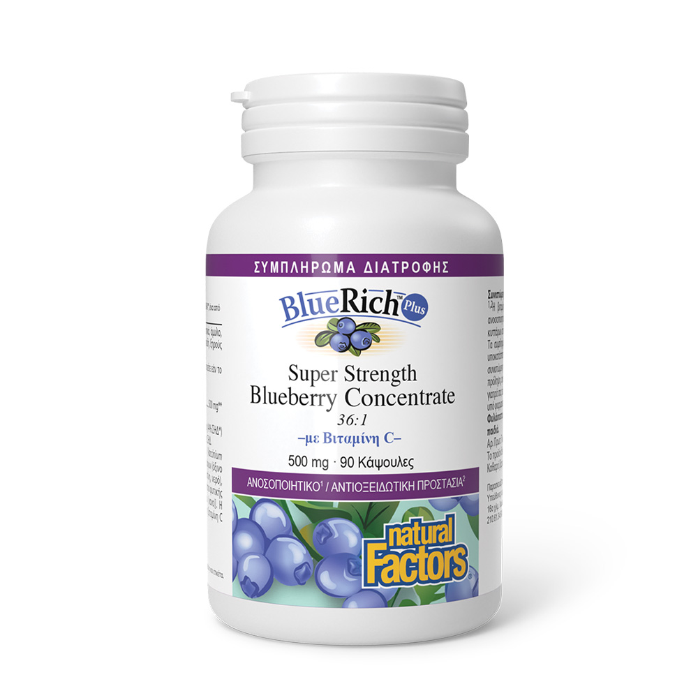 NATURAL FACTORS - BlueRich Plus - 90caps